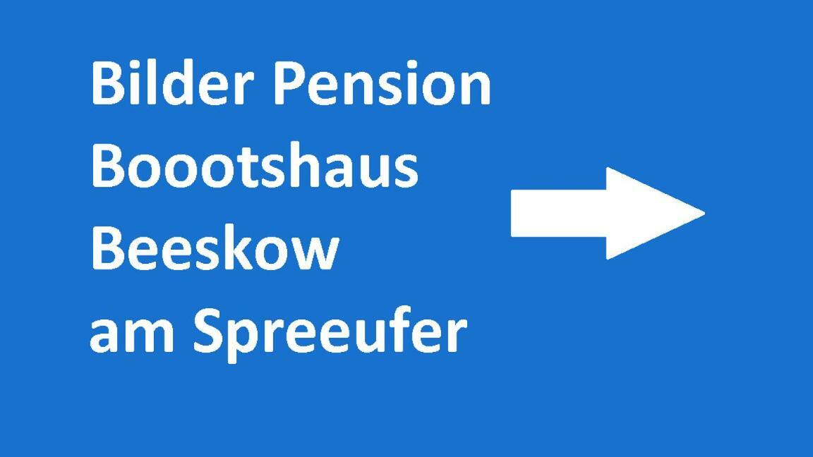 Boootshaus - Am Spreeufer 호텔 비슈코프 외부 사진